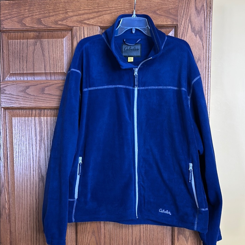 Cabela's Men's Blue Fleece Jacket